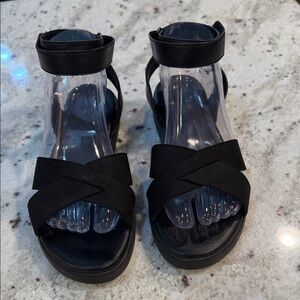 Cole Haan Black Leather Women's Sandals